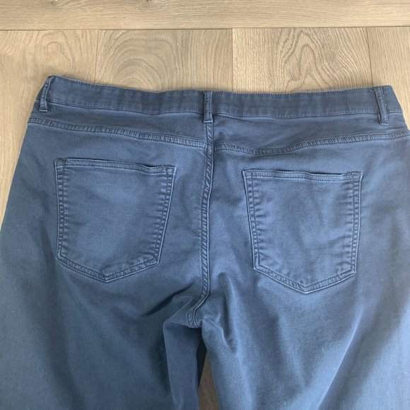 Perry Ellis Portfolio Mens Size 38X30 Navy Blue Straight Leg Pants Casual - Picture 4 of 9